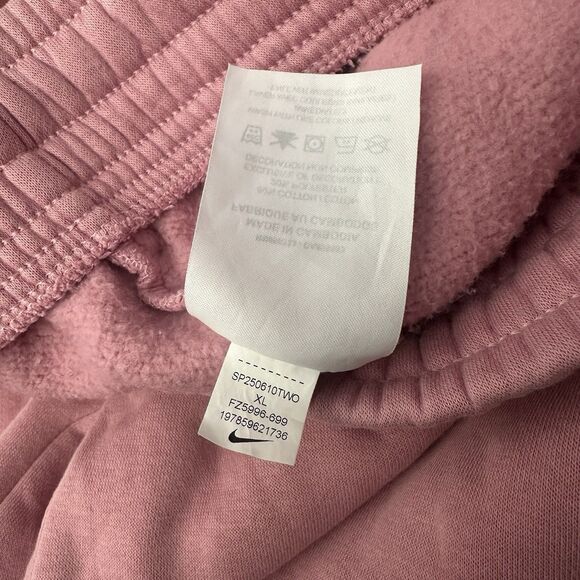 Nike Women's Sportswear Phoenix Fleece High-Waisted Sweatpants XL Pink Gym - Picture 4 of 8